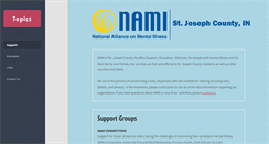 Desktop Screenshot of namisjc.org